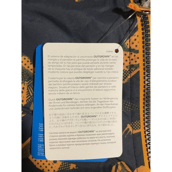 NWT KIDS COLUMBIA ALPINE FREE FALL 2T SNOWSUIT Waterproof Fleece Lined Insulated - Picture 6 of 8